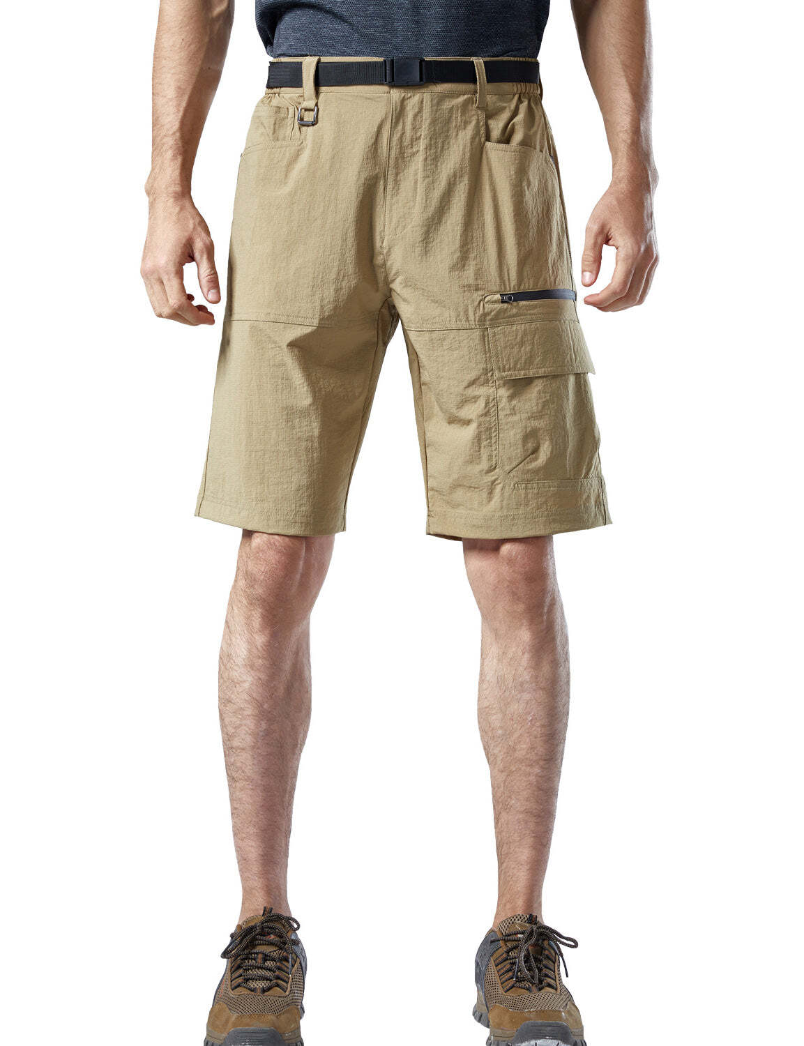 Men's Lightweight Multi-Pocket Quick Dry Casual Work Hiking Working Cargo Shorts