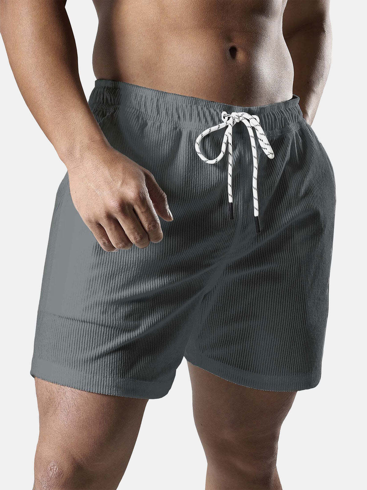 Men's Casual Drawstring Corduroy Summer Shorts