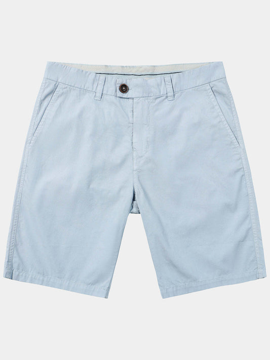 Men's Light Blue Summer Casual Breathable Beach Cotton Shorts