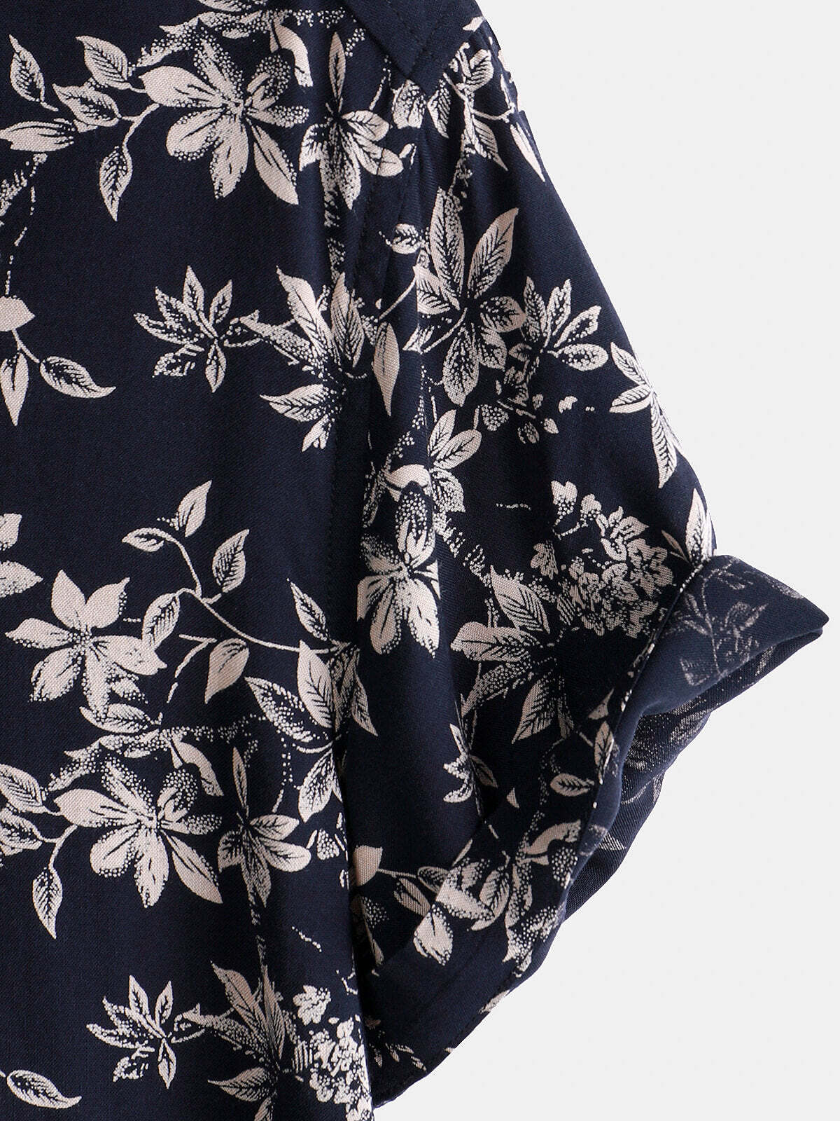 Men's Casual Floral Summer Holiday Short Sleeve Shirt