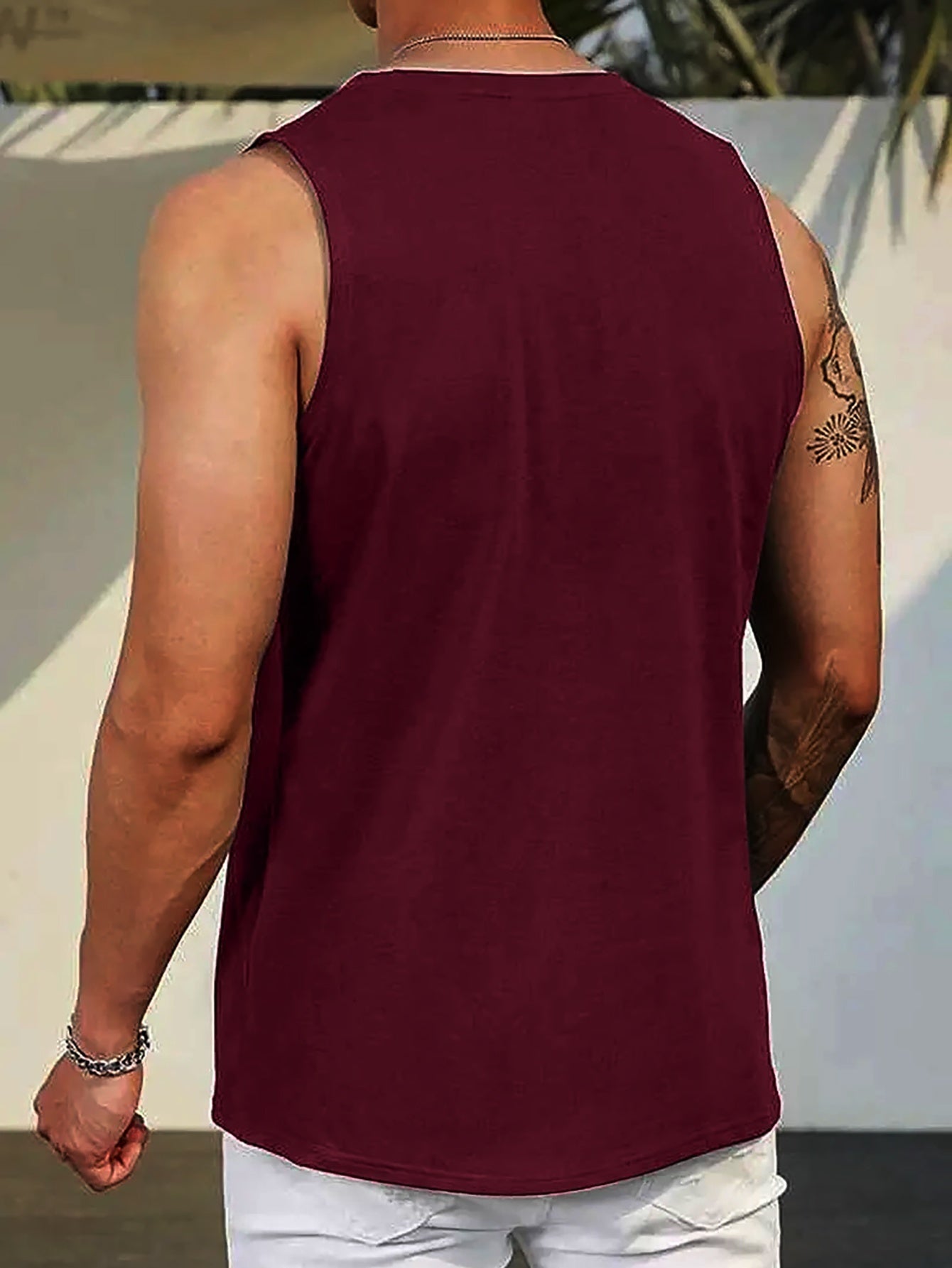 Men's Palm Tree Sleeveless Tank