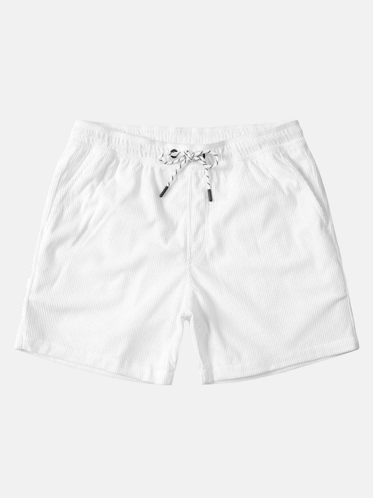 Men's Casual Drawstring Corduroy Summer Shorts