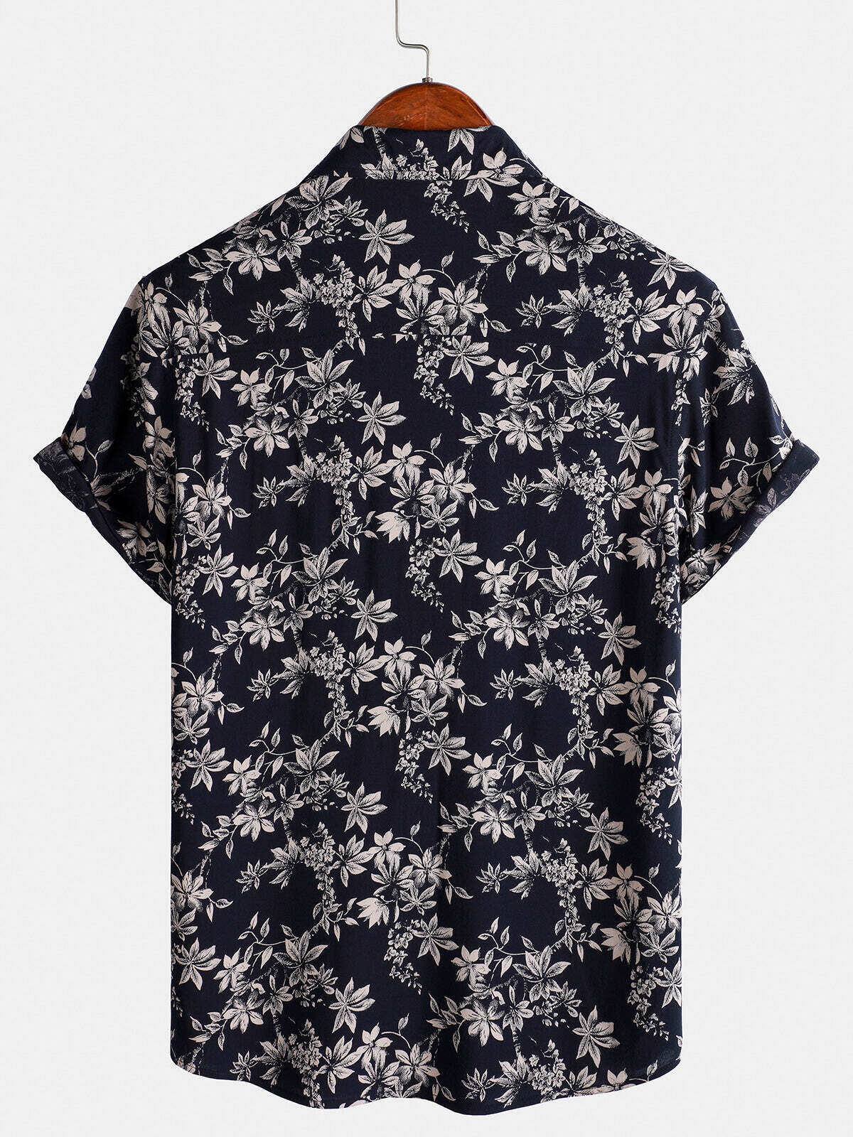 Men's Casual Floral Summer Holiday Short Sleeve Shirt