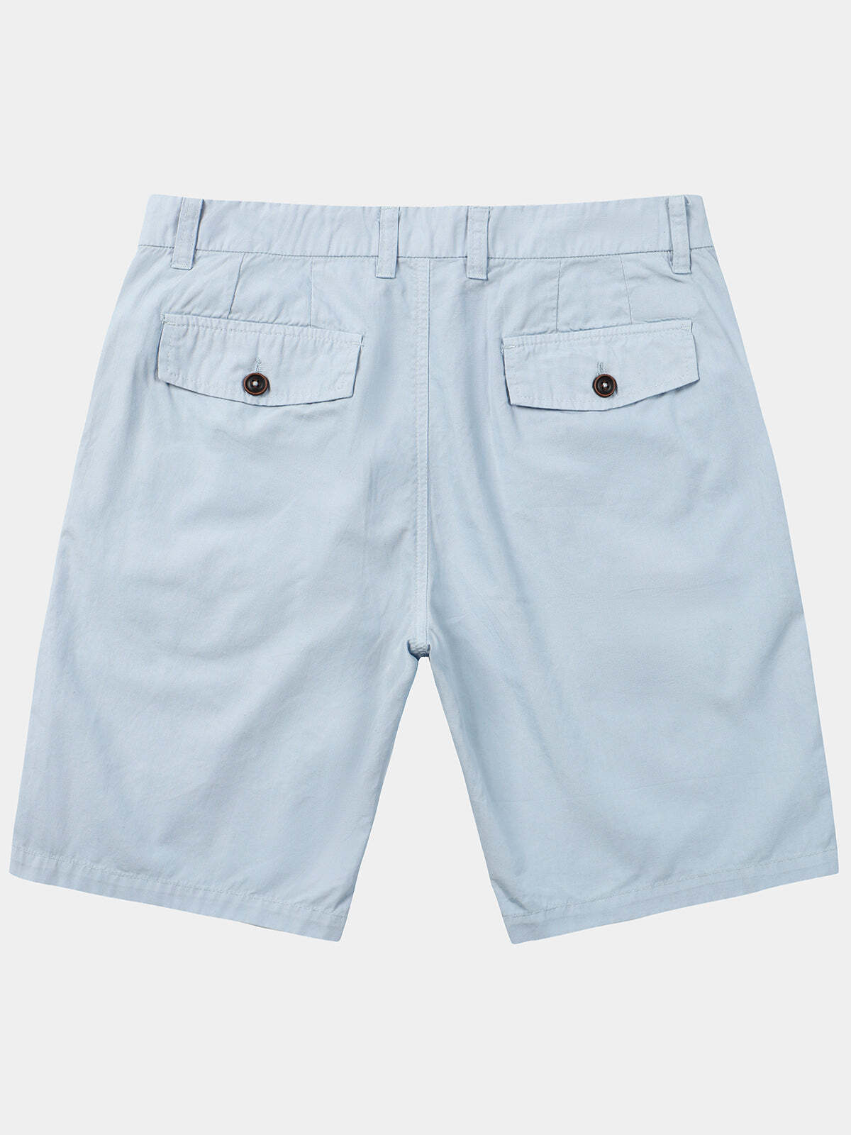 Men's Light Blue Summer Casual Breathable Beach Cotton Shorts
