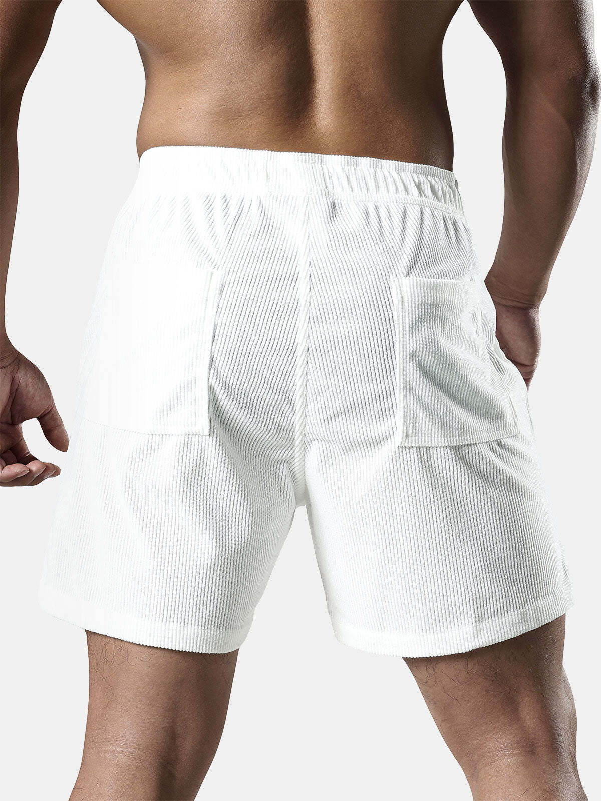 Men's Casual Drawstring Corduroy Summer Shorts