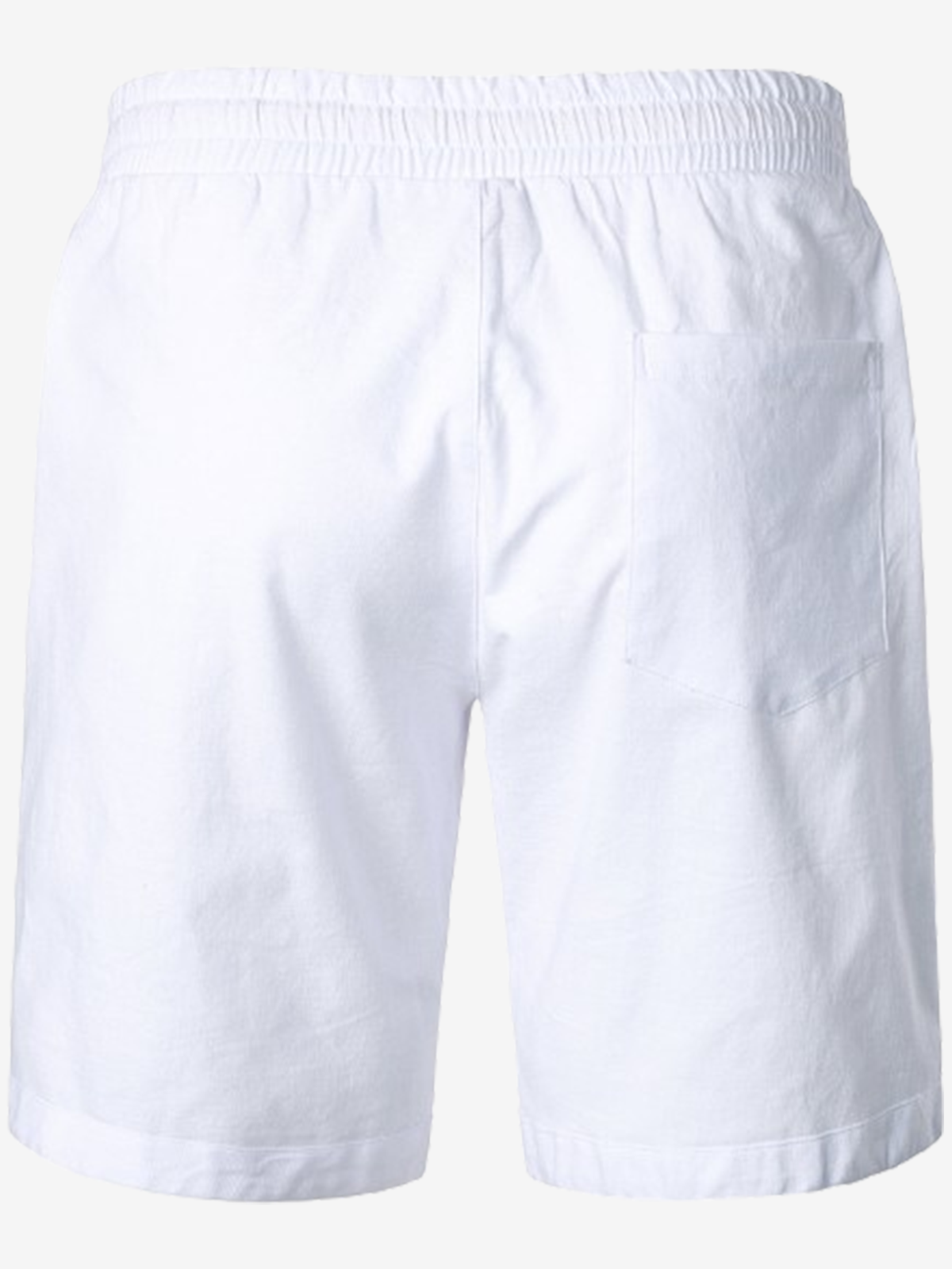 Men's Solid Color Breathable Linen Cotton Casual Shorts