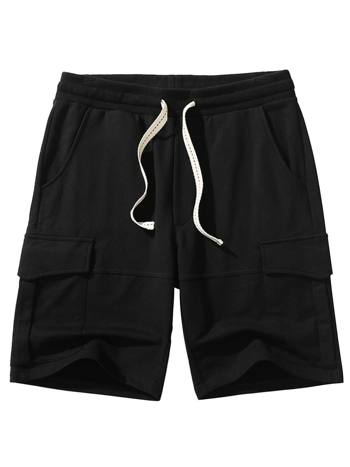 Men's Cotton Pocket Leisure Beach Cargo Sweatpant Sports Shorts