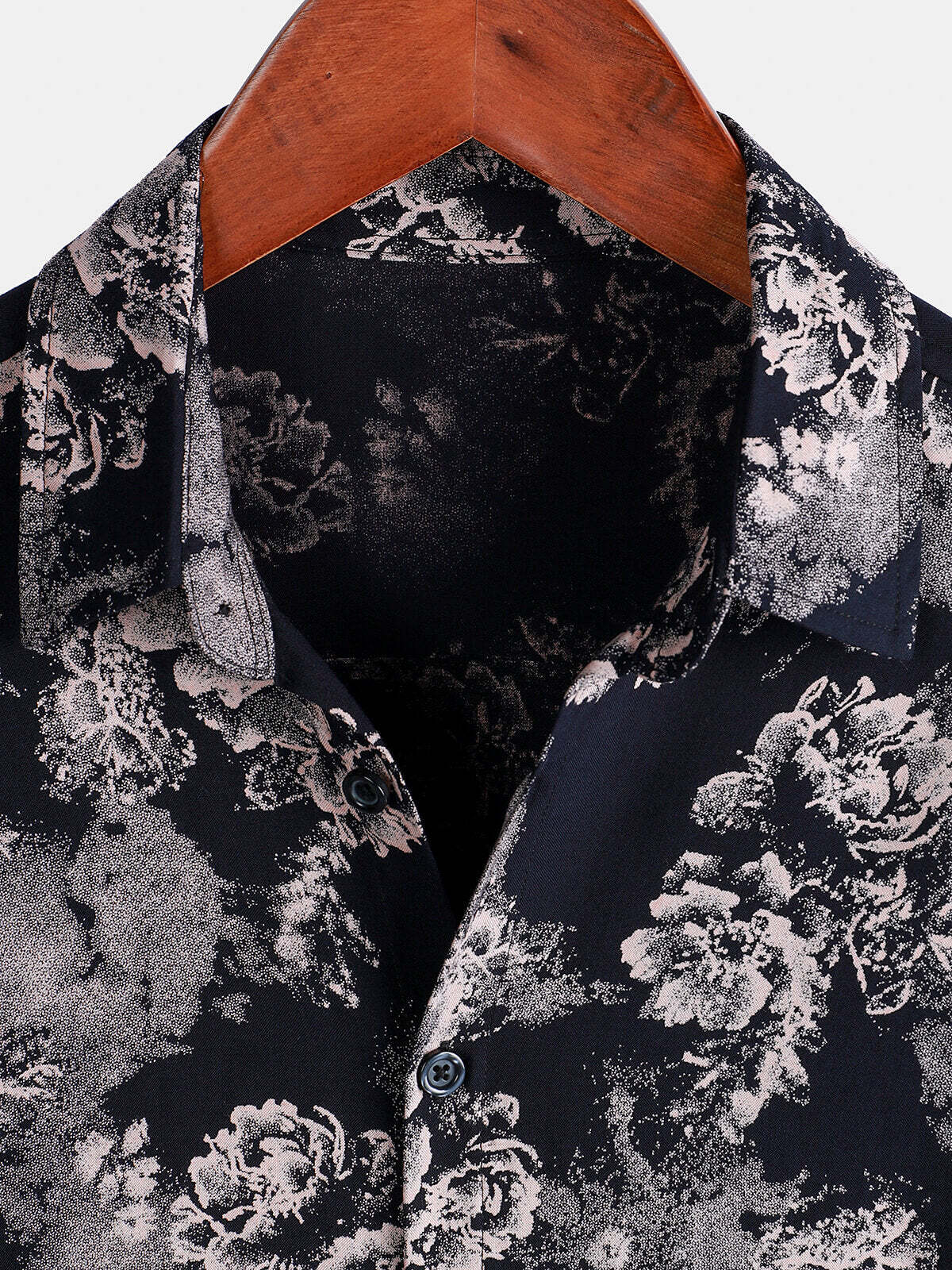 Men's Rayon Floral Summer Holiday Short Sleeve Shirt