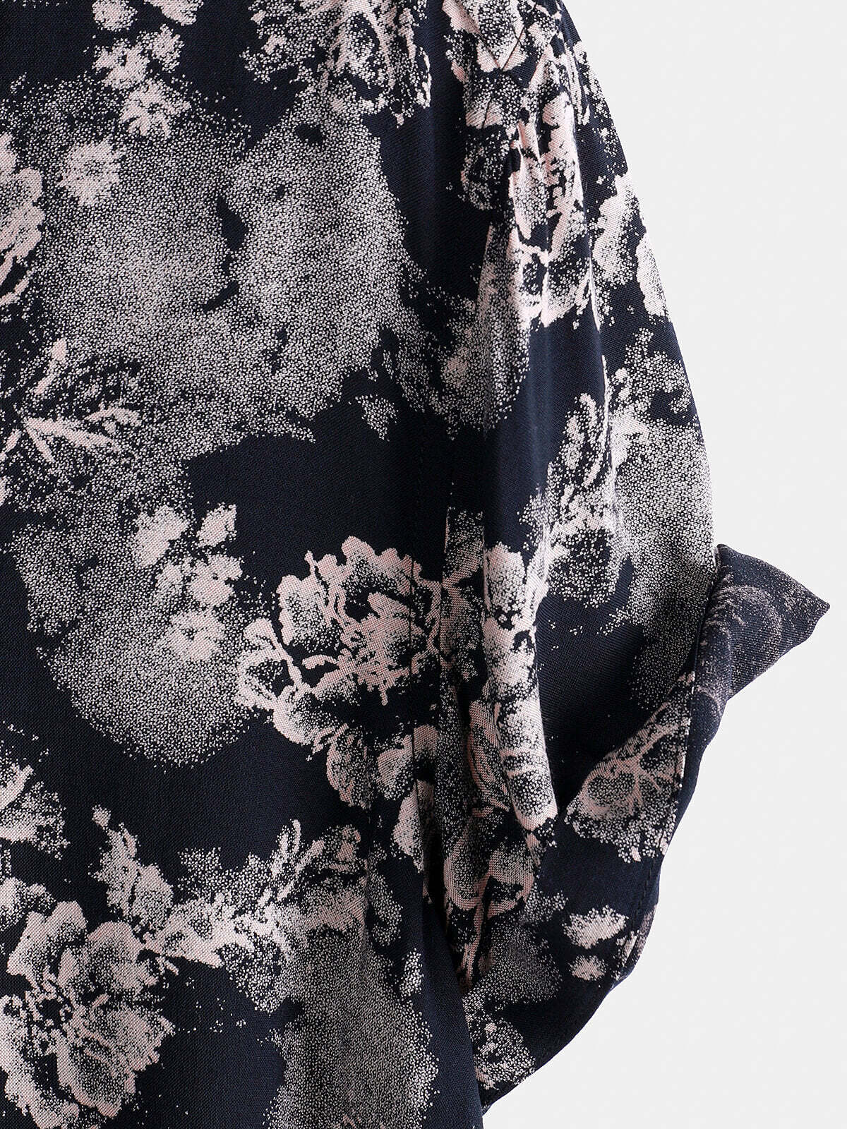 Men's Rayon Floral Summer Holiday Short Sleeve Shirt